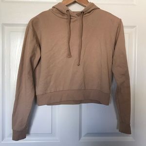 Tan colored crop top